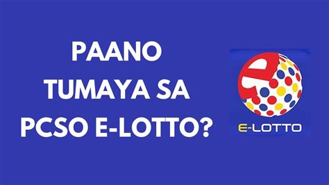 How To Play PCSO E.
